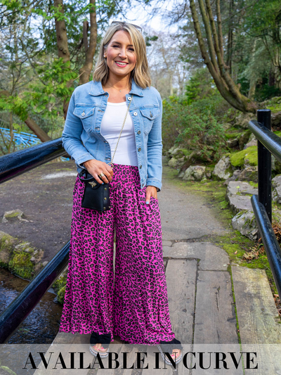 Leopard Palazzo Pants - 7 Colours