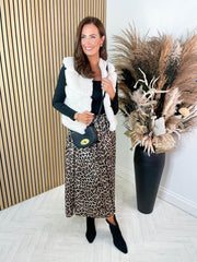 Chrissy Dress - Leopard