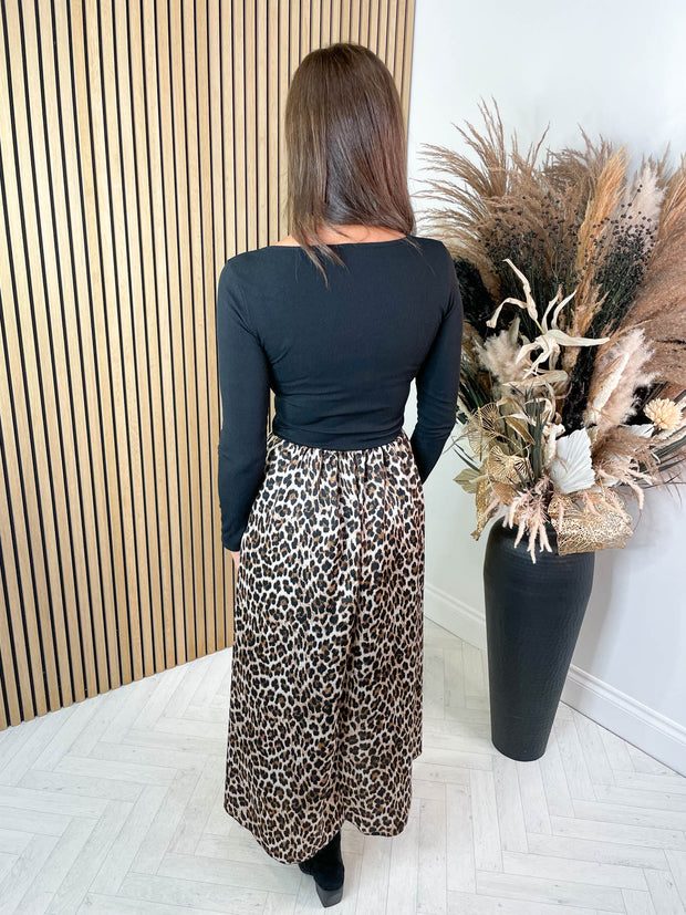 Chrissy Dress - Leopard
