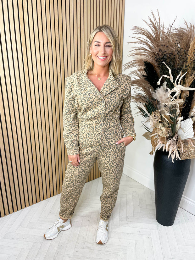 Amy Jumpsuit - Leopard
