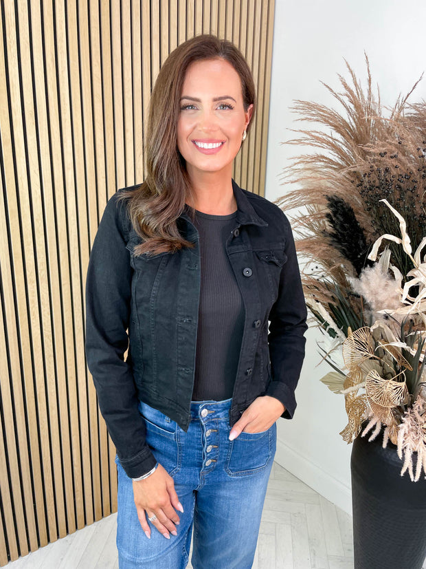 Daveney Denim Jacket - Black
