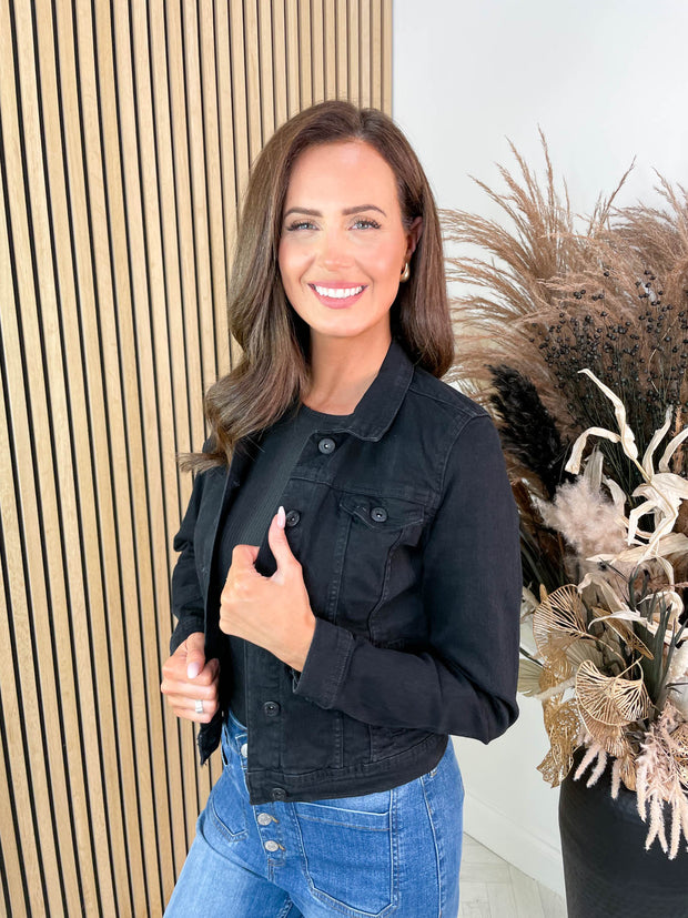 Daveney Denim Jacket - Black