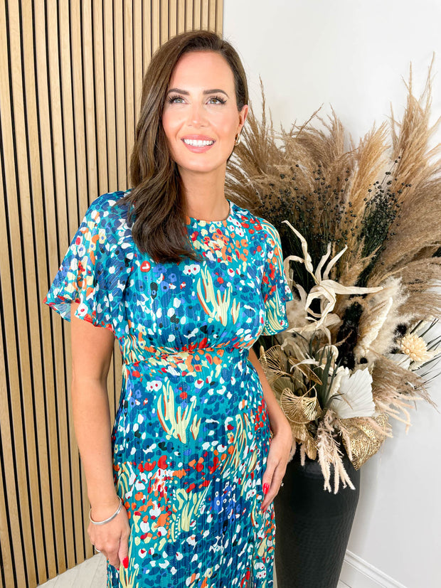 Melany Dress - Abstract Print
