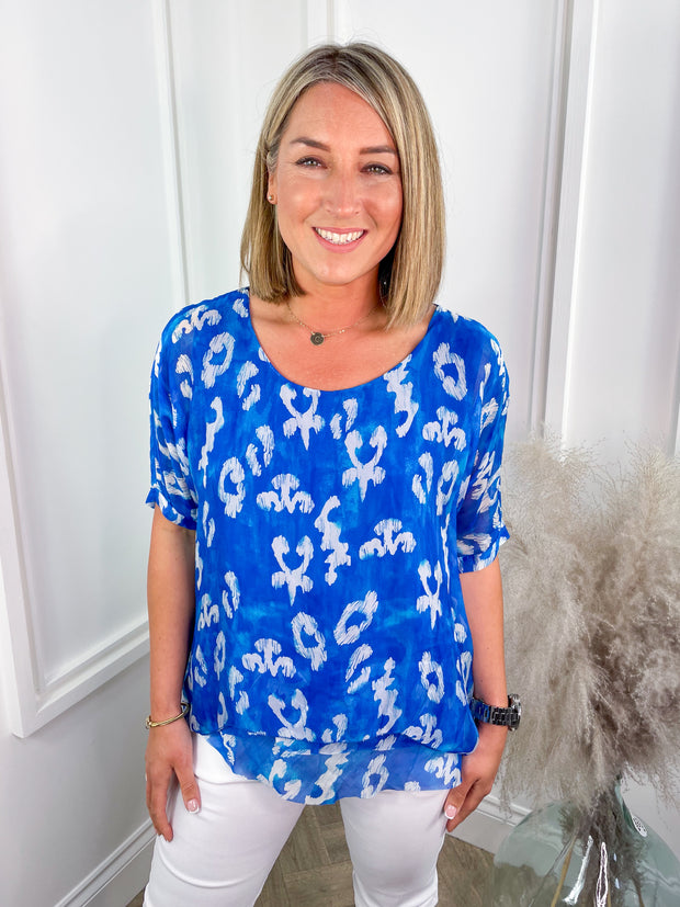 Naomi Leopard Top - 6 Colours