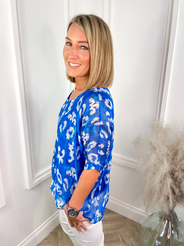 Naomi Leopard Top - 6 Colours