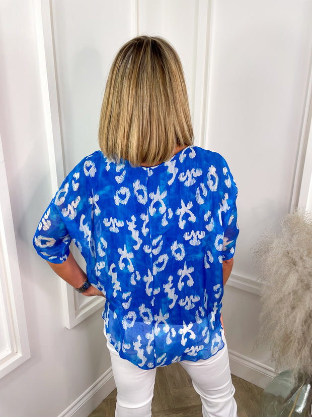 Naomi Leopard Top - 6 Colours