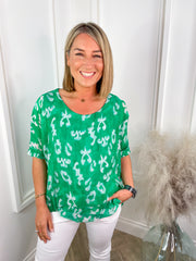 Naomi Leopard Top - 6 Colours