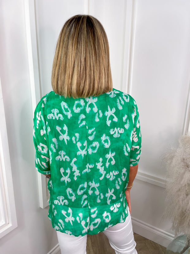 Naomi Leopard Top - 6 Colours