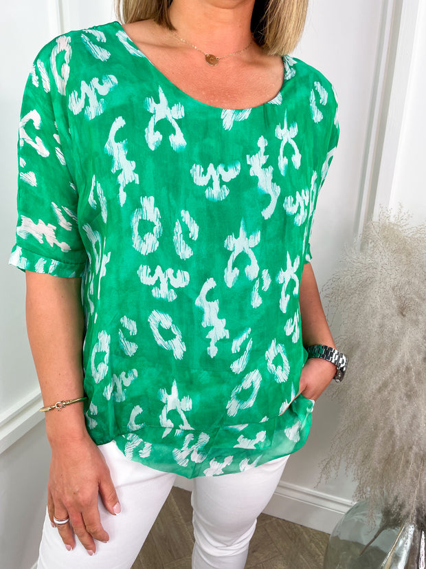 Naomi Leopard Top - 6 Colours