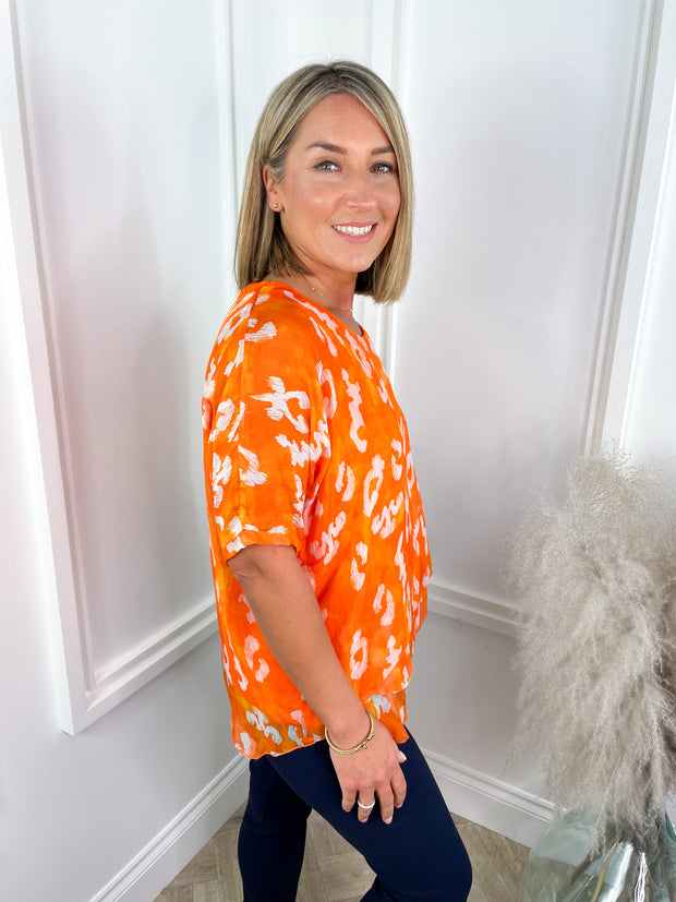 Naomi Leopard Top - 6 Colours