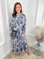 Mabel Dress - Navy Floral