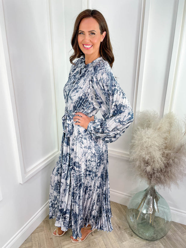Mabel Dress - Navy Floral