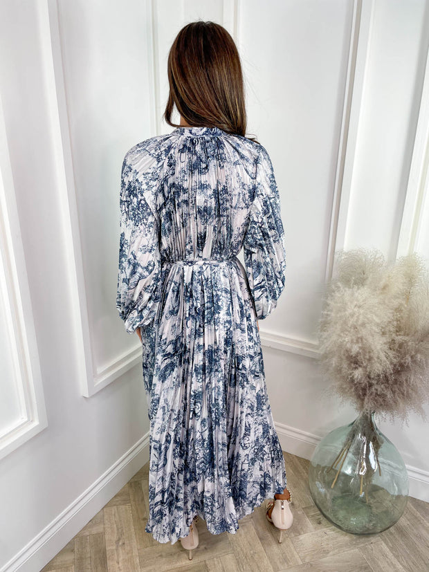 Mabel Dress - Navy Floral