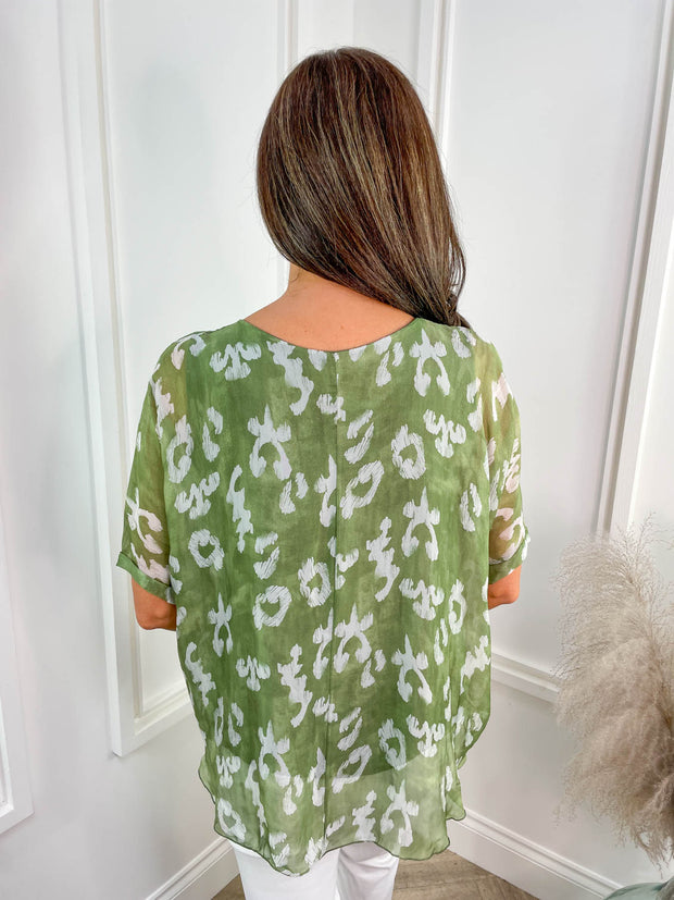 Naomi Leopard Top - 6 Colours