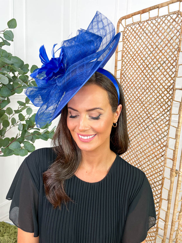 Flora Fascinator - Cobalt