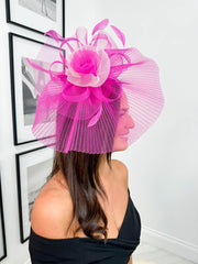 Clover Fascinator - Pink