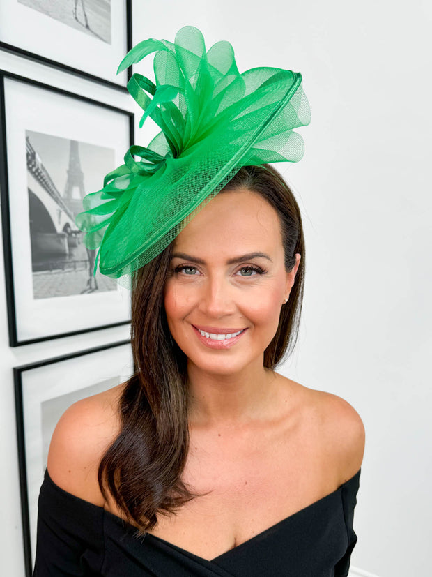 Petunia Fascinator - Green