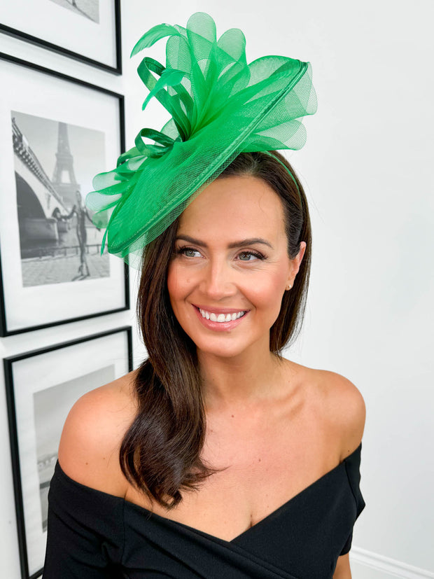 Petunia Fascinator - Green