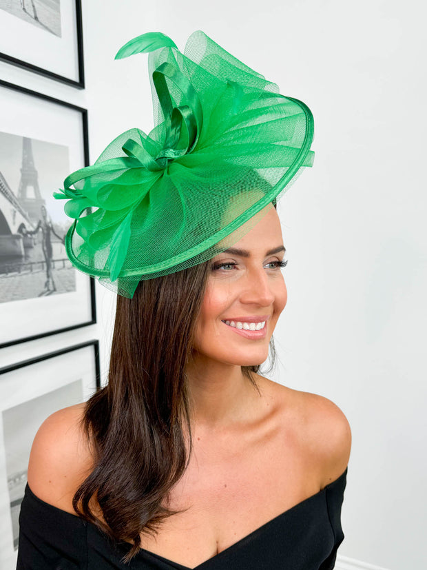 Petunia Fascinator - Green