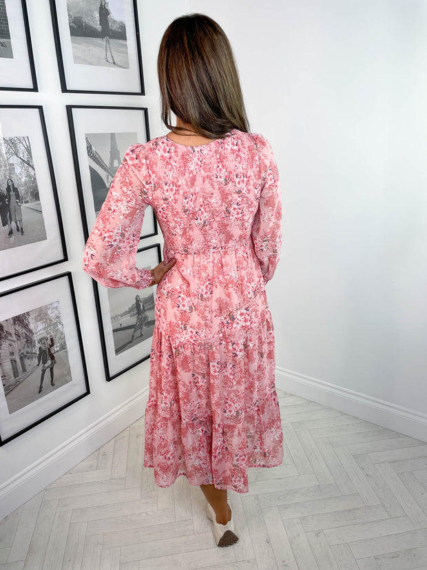 Lizzy Dress - Pink Floral