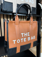 Tatiana Two Tone Tote Bag - 3 Colours