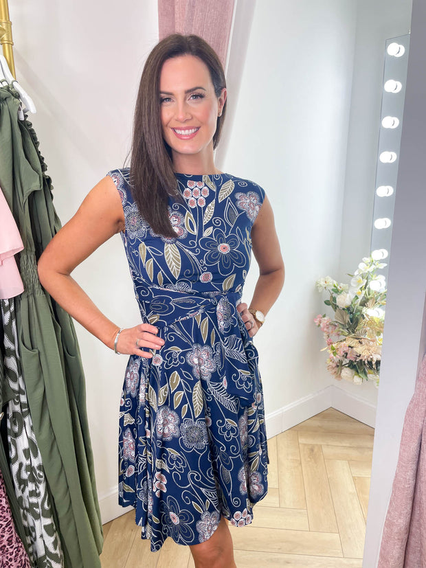 Pip Dress - Navy Mix