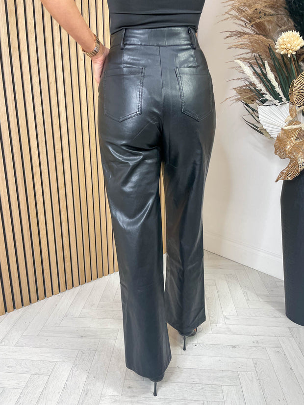 Rita PU Leather Trousers - 2 Colours