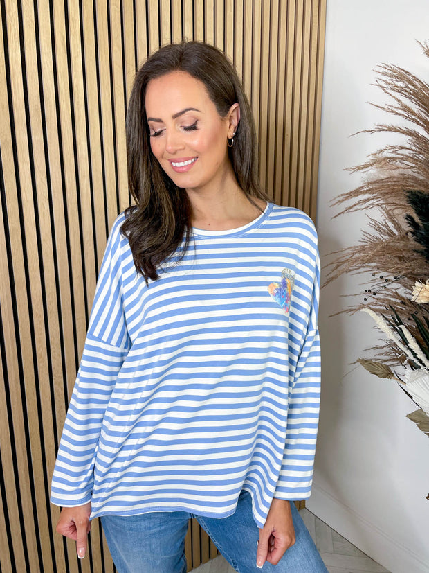 Double Love Striped Top - 4 Colours