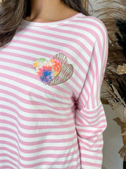 Double Love Striped Top - 4 Colours