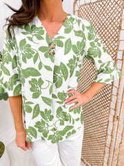 Fern Blouse - Botanical