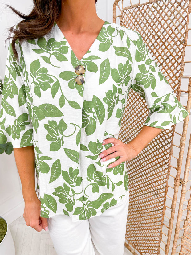Fern Blouse - Botanical