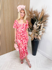 Glinda Dress - Pink Floral