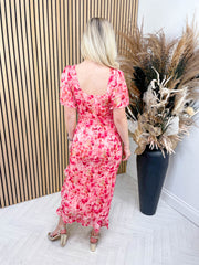 Glinda Dress - Pink Floral