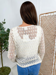 Susan Crochet Top