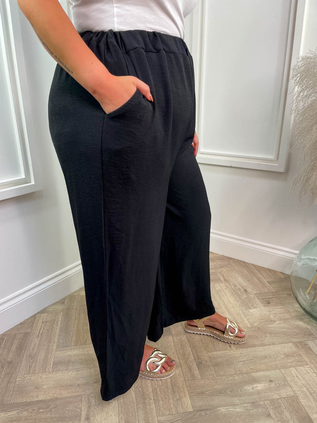 Curve Shirley Wide Leg Trousers - 3 Colours