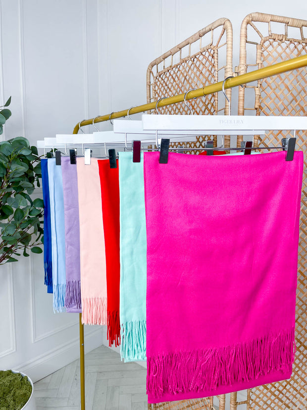 TLB  Colourful Pashmina - 6 Colours