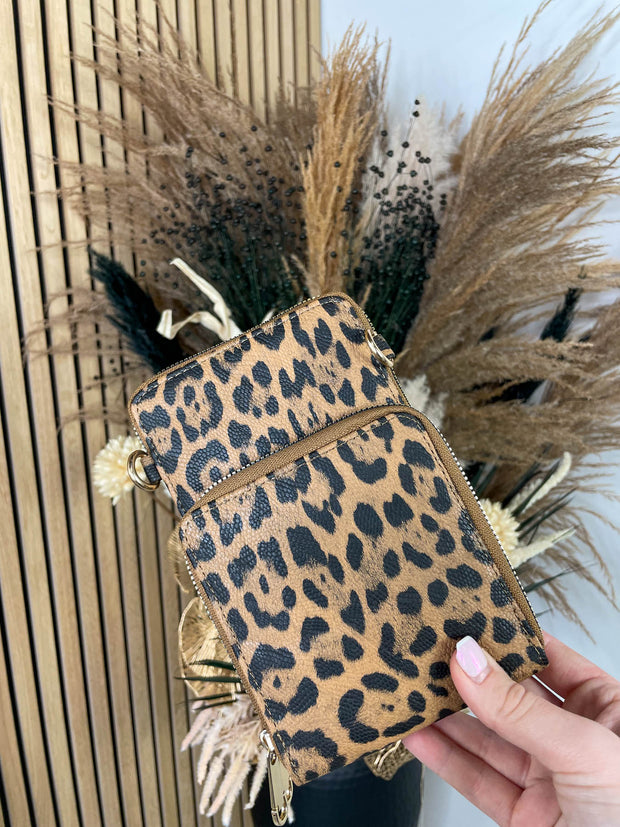 Cheetah Phone Purse - 2 Colours