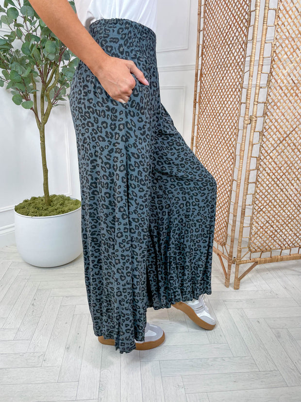 Leopard Palazzo Pant - 6 Colours
