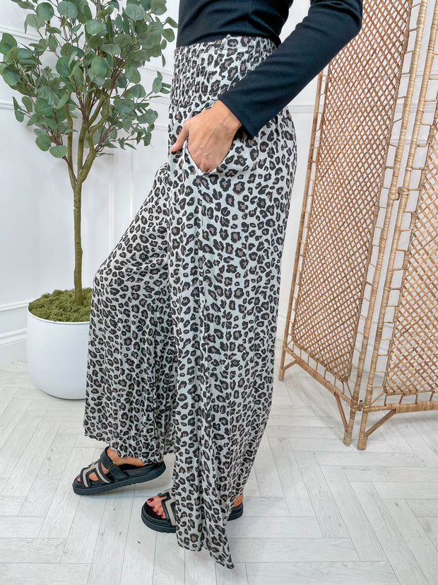 Leopard Palazzo Pant - 6 Colours