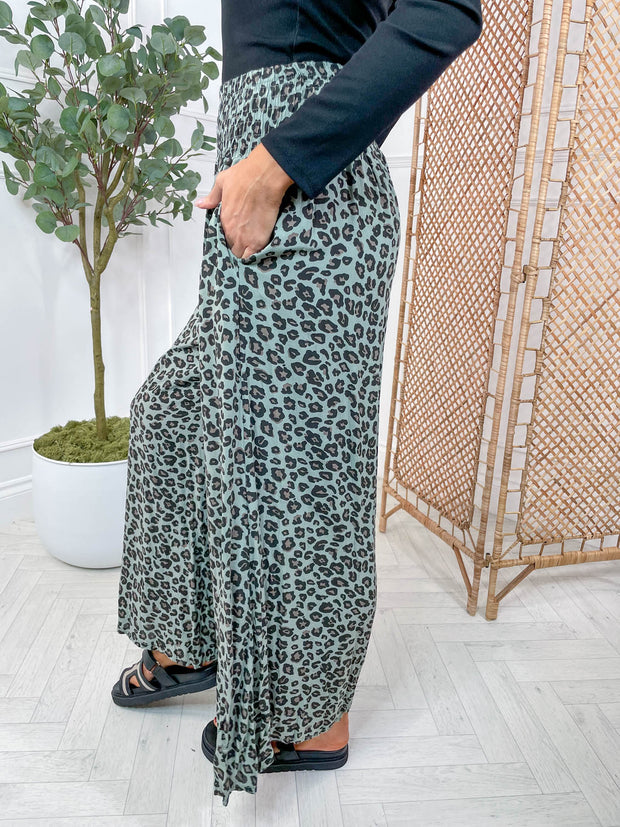Leopard Palazzo Pant - 6 Colours