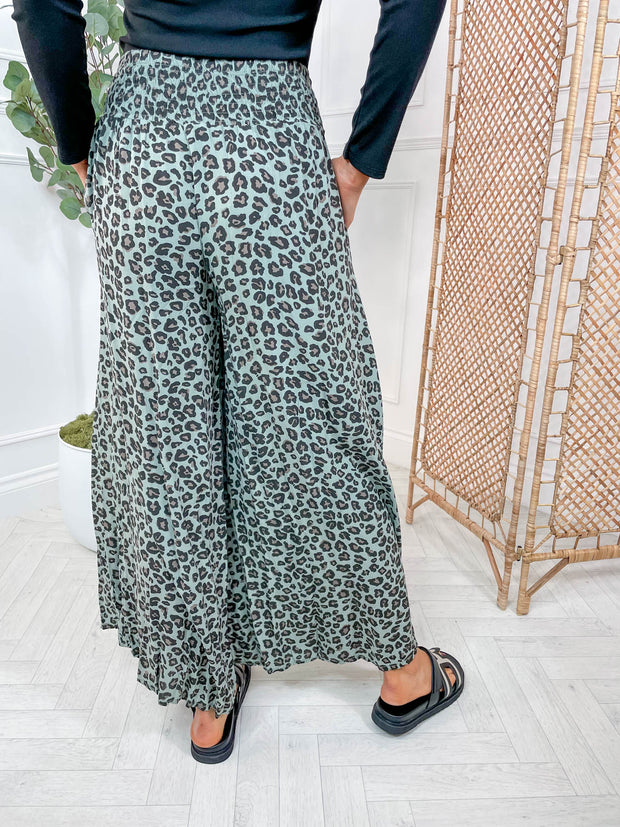 Leopard Palazzo Pant - 6 Colours