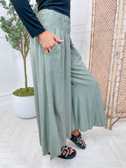 Pin Stripe Palazzo Pant - 3 Colours