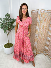 Micha Dress - Pink Floral