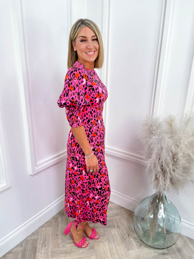 Maja Dress - Animal Print