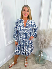 Lainey Dress - Floral Abstract - 7 Colours