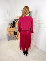 Margot Dress - Burgundy