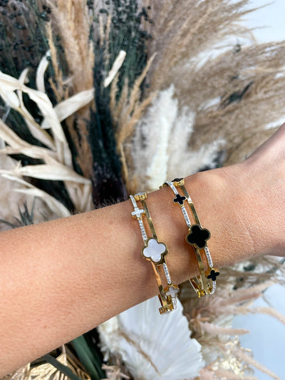 Clover Bangle - 2 Colours