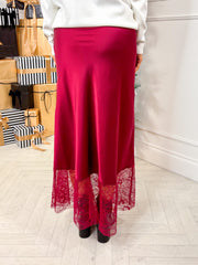 Savannah Skirt - Burgundy