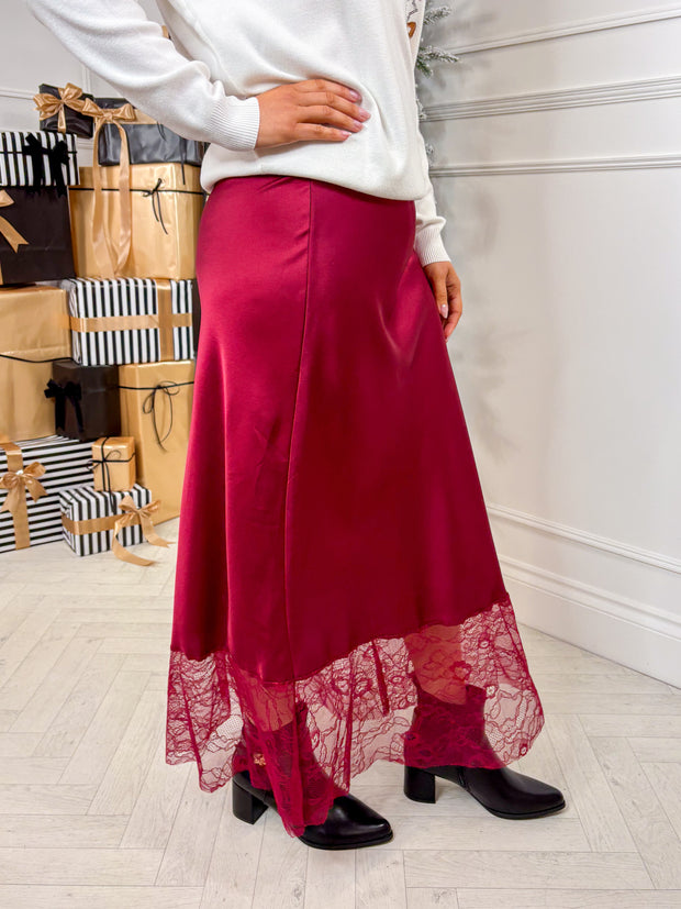 Savannah Skirt - Burgundy