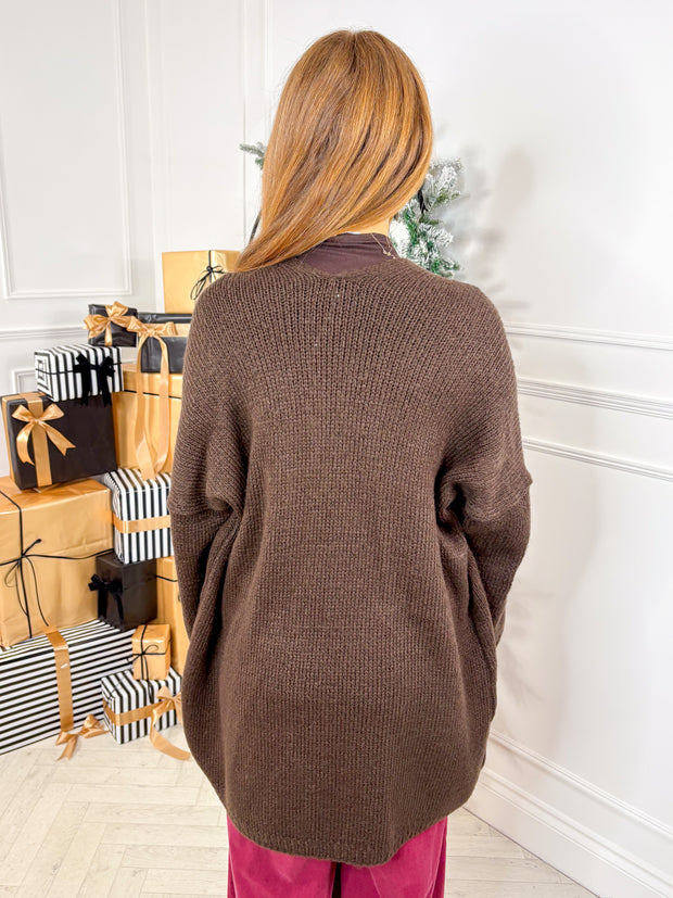 Misty Cardigan - Chocolate